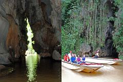 33 Cuba - Vinales - Cuevo del Indio - Motorboat on underground San Vicente River before exiting the cave.jpg